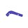 Crossover Pipe to Cam Cover Breather Hose for the Vauxhall Astra VXR-Colour Blue Hoses-Hose Clamp Kit Without Hose Clamps
