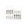 Forge Motorsport 6 Piston Caliper Hardware Kit
