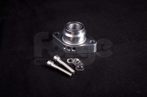 Blow Off Adaptor for Audi, VW, and SEAT 1.4 TSi Engine-Colour Anodised Black Colour Polished Silver