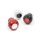Big Gear Knob for VW, Audi, Seat, and Skoda-Colour Red-Insert Black 5 Speed Colour Polished Insert Black 5 Speed Colour Black Insert Red 5 Speed