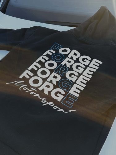 Forge Motorsport Crossword Word Hoodie-Size Small Size Medium