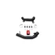 Peugeot 208 GTi & Citroen DS3 Performance Hard Pipes-Hose Colour Blue Hoses-Pipe Colour Black Hose Colour Blue Hoses Pipe Colour Polished Hose Colour Black Hoses Pipe Colour Black