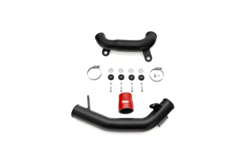 Peugeot 208 GTi & Citroen DS3 Performance Hard Pipes-Hose Colour Blue Hoses-Pipe Colour Black Hose Colour Blue Hoses Pipe Colour Polished