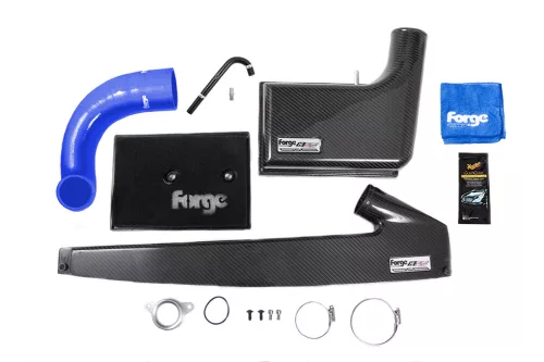 VW Golf GTE High Flow Carbon Intake-Colour (Hose) Blue
