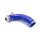 MQB Chassis High Flow Inlet Hose-Colour Blue Hoses Colour Black Hoses