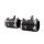 Pair of Silicone Inlet Hoses For the Audi R8 V8 Petrol-Colour Black Hoses-Hose Clamp Kit With Hose Clamp Kit