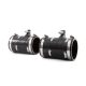 Pair of Silicone Inlet Hoses For the Audi R8 V8 Petrol-Colour Black Hoses-Hose Clamp Kit With Hose Clamp Kit Colour Red Hoses Hose Clamp Kit Without Hose Clamps