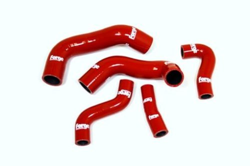 Lower Silicone Coolant Hoses for Audi, VW, and SEAT-Colour Red Hoses-Hose Clamp Kit Without Hose Clamps Colour Red Hoses Hose Clamp Kit With Hose Clamp Kit