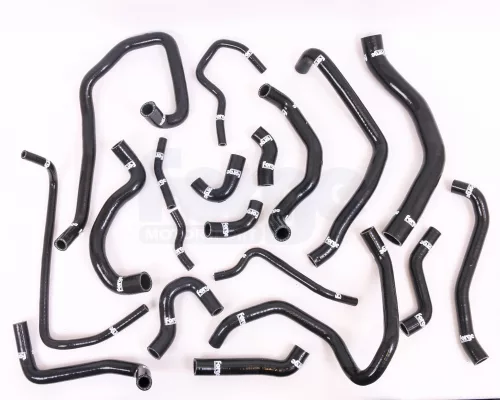 VW Golf Mk7 GTi 2.0 Silicone Coolant Hose Kit-Colour Blue Hoses-Hose Clamp Kit Without Hose Clamps