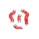 Boost Hose Kit for the VW T5 1.9TDI 2003-2010-Colour Blue Hoses Colour Black Hoses Colour Red Hoses