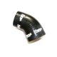Silicone Throttle Body Hose for the VW Scirocco 2 Litre-Colour Black Hoses-Hose Clamp Kit Without Hose Clamps