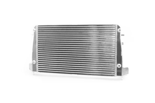 Uprated Front Mounting Intercooler for VW Mk5/Mk6, Audi, Seat, and Skoda-Colour Blue Hoses Colour Black Hoses