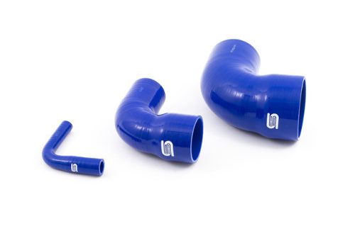 102-76mm Reducing Elbow Silicone Hose-Colour Blue Hoses Colour Black Hoses