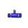 Silicone Boost Hose with DV Connection for Renault Megane 225/230 Blue