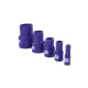 19-16mm Straight Reducer Silicone Hose - Blue