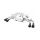 Milltek Exhaust for Alfa Romeo Giulia Quadrifoglio 2.9 V6 Bi-Turbo Front Pipe-back