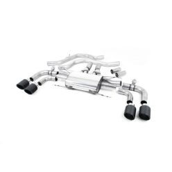   Milltek Exhaust for Alfa Romeo Giulia Quadrifoglio 2.9 V6 Bi-Turbo Front Pipe-back (Carbon Trims)