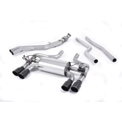   Milltek Cat-back System Hollowtek Twin Valved System for BMW M2 F87 (Cerakote Black Tips)