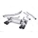 Milltek Cat-back System Hollowtek Twin Valved System for BMW M2 F87 (Cerakote Black Tips)