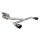 3" Scorpion Resonated Cat Back Exhaust system Black Ceramic Tips