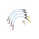 Ford Focus ST225 Mk2 Brake Lines-Colour Black Colour Purple Colour Orange Colour Clear Colour Green Colour Blue - Transparent Colour Red - Transparent Colour Blue - Solid Colour Red - Solid