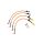 Ford Transit - Connect Brake Lines-Colour Black Colour Purple Colour Orange Colour Clear Colour Green Colour Blue - Transparent Colour Red - Transparent