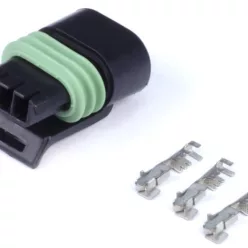 Haltech Plug and Pins Only Delphi 3 Pin Single Row Flat Coil
