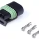 Haltech Plug and Pins Only Delphi 3 Pin Single Row Flat Coil