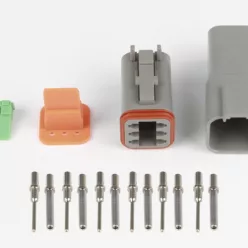 Haltech Plug & Pins Only Set DT-6 Conn (DT06-6S + DT04-6P) (