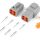 Haltech Plug & Pins Only Set of Deutsch DTP-4 Conn (25 Amp)