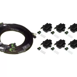 Haltech 8 channel Hi Output Ignition Coil & Harness Kit Ford
