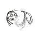 Elite 2500 & REM 16 Inj V8 terminated wiring set for GM, Ford and Chrysler small/large capacity V8 engines.