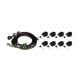 Set of 8 Individual IGN-1A High Performance Induction Coils and Wires for GM/Chrysler Hemi small/large capacity V8 engines.