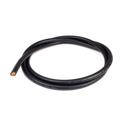 Black 1 AWG 1m battery cable (sold by the meter)