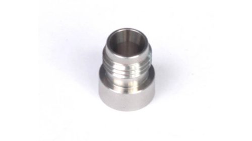 Stainless steel connection flange with a diameter of 1/4 inch
