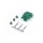 GM 1 Bar MAP sensor connector and pin set (green)