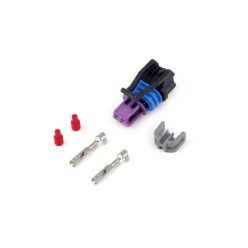   Delphi style 2-pin GM coolant temperature connector (Black) - plugs and pins