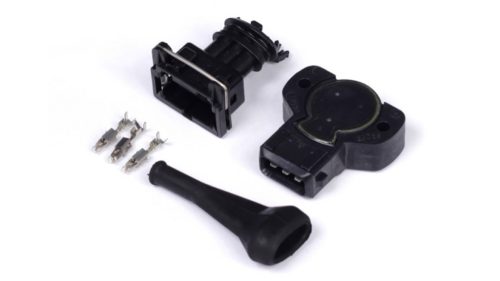Throttle position sensor - Black, counterclockwise rotation, 8 mm D-type axis