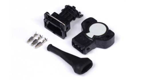 Throttle position sensor - Gray, clockwise rotation, 8 mm D-type axis