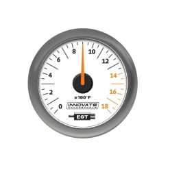 Innovate Analog MTX-A (EGT) Gauge Kit, Black Dial