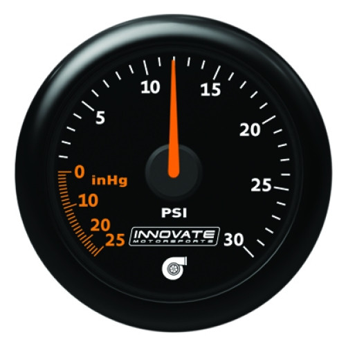 Innovate Analog MTX-A 30 PSI Vacuum/Boost Gauge Kit,Black Di