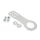 Towing bracket front silver