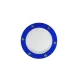 Air intake cover 77mm blue