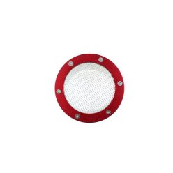 Air intake cover 77mm red