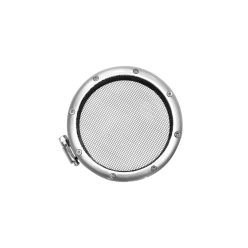 Air intake cover 76mm Silver