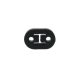 Muffler Hanger Type-1 TurboWorks Black