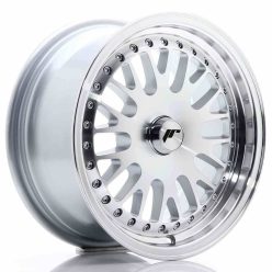 JR Wheels JR10 15x7 ET30 Blank Silver Machined Face