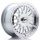 JR Wheels JR10 15x7 ET30 Blank Silver Machined Face