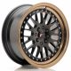 JR Wheels JR10 16x7 ET30 4x100/108 Matt Black w/Bronze Lip