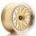 JR Wheels JR10 16x8 ET20 Blank Gold w/Machined Lip